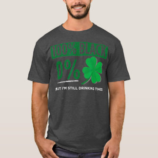 Camiseta Dia de São Patrício preto engraçado irlandês