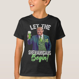 Camiseta Dia de São Patrício Que Os Shenanigans Comecem A T