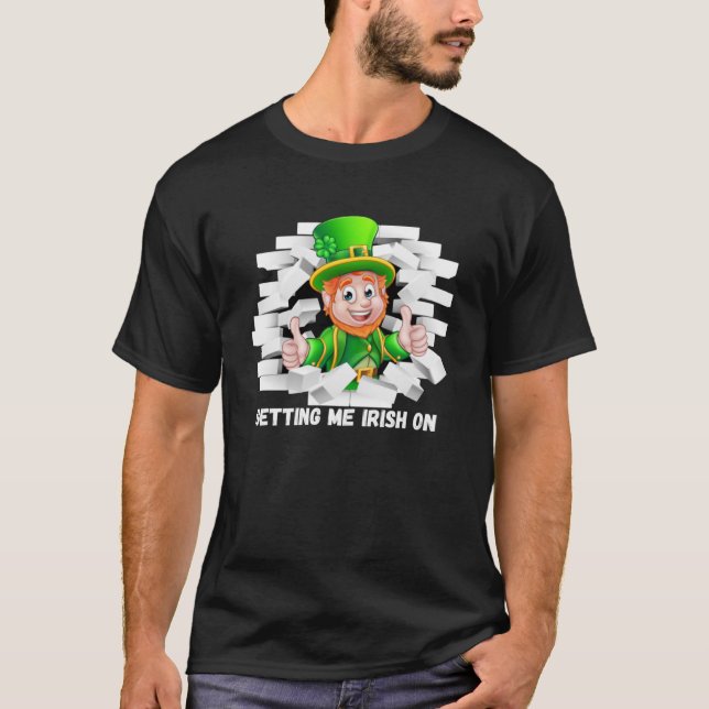 Camiseta Dia de São Patrício Rua Pixie Gnome Fay S (Frente)