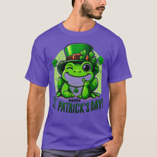 Camiseta Dia de São Patrício Sapo Face Santo Pattys Paddys