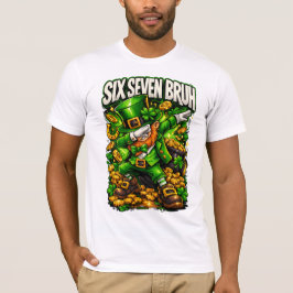 Camiseta Dia de São Patrício Seis Sete Homens Mulheres