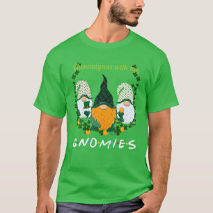Camiseta Dia de São Patrício Shenanigans Gnomies Gnome Sham