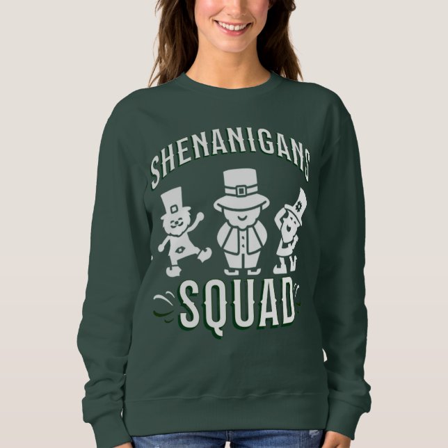 CAMISETA DIA DE SÃO PATRÍCIO - SHENANIGANS SQUAD (Frente)