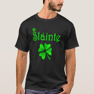 Camiseta Dia de São Patrício Slainte Shamrock Santo Irish M