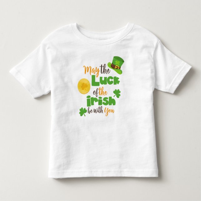 Camiseta Dia de São Patrício, Sorte dos Irlandeses, Roubos (Frente)