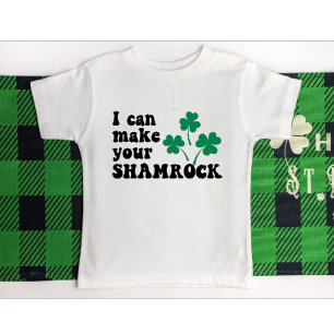 Camiseta Dia de São Patrício sortudo, rochedo irlandês