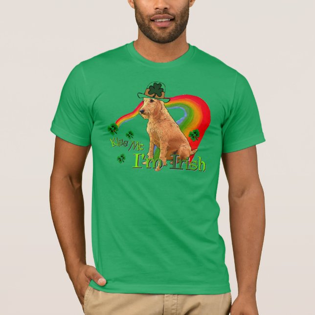 Camiseta Dia de São Patrício Terrier irlandês (Frente)