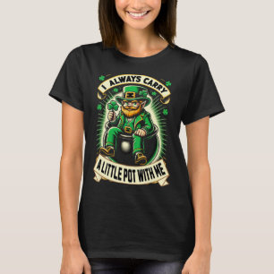 Camiseta Dia de São Patrício Verde Irlandês Eu Sempre Carre