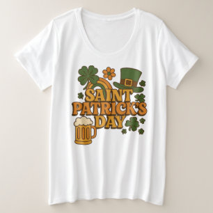 Camiseta Dia de São Patrício vintage dos anos 1970