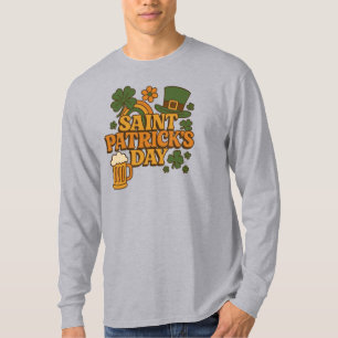 Camiseta Dia de São Patrício vintage dos anos 70