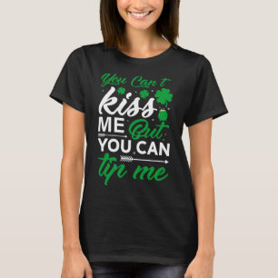 Camiseta Dia de São Patrício Você Não Pode Me Beijar Mas Vo