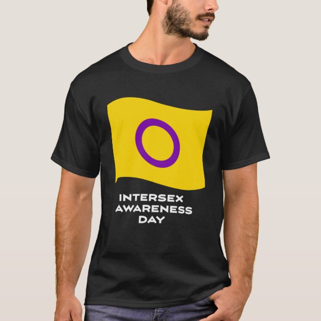 Camiseta Dia de Sensibilização Intersexual (Frente)