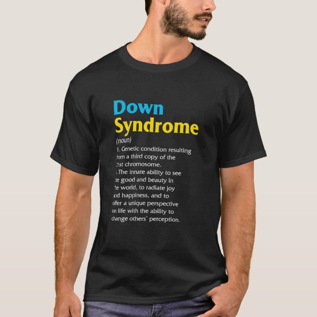 Camiseta Dia de Sensibilização para a Síndrome de Down Defi (Frente)