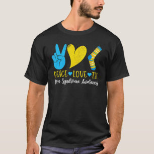 Camiseta Dia de Sensibilização para a Síndrome Mundial de I