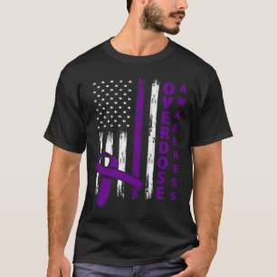 Camiseta Dia de Sensibilização para a Sobredosagem nos Esta