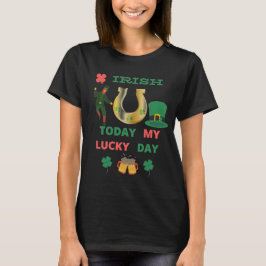 Camiseta DIA DE SORTE HOJE IRLANDESA