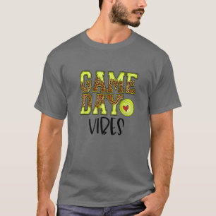 Camiseta Dia de Tênis do Leopard Viba Tee Tênis Mãe Moth