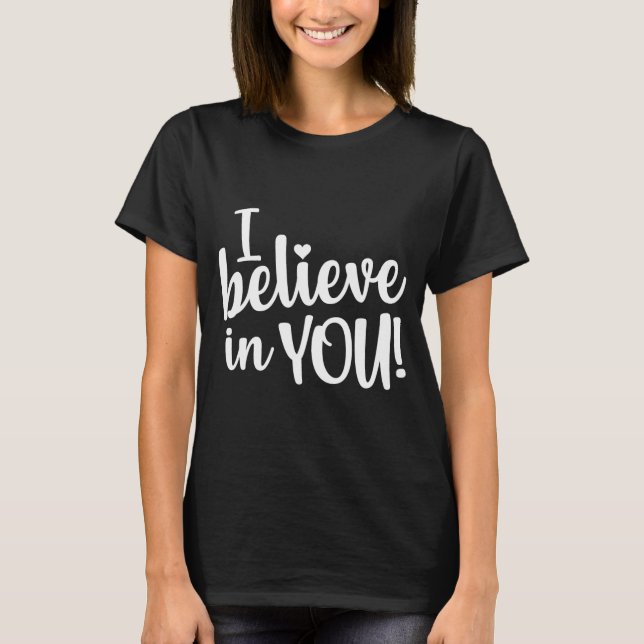 Camiseta Dia De Teste Acredito Em Testar Proctor De Exame (Frente)