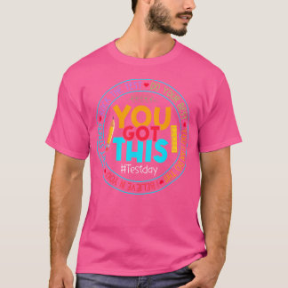 Camiseta Dia De Teste Agita O Dia De Teste Do Professor Que