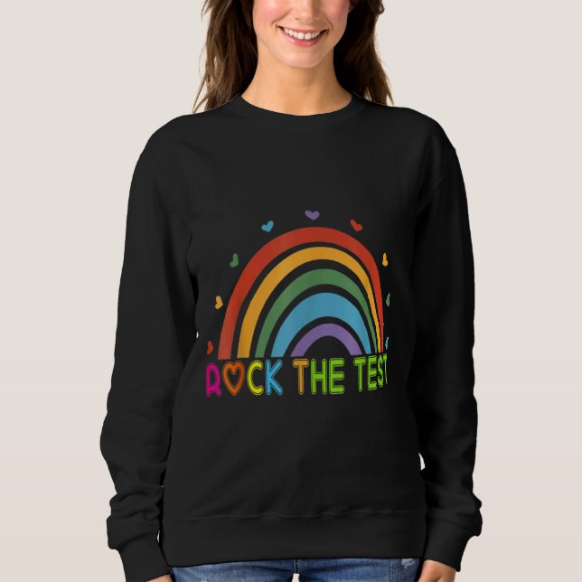 Camiseta Dia de Teste Balança O Dia de Teste do Professor D (Frente)