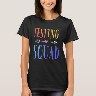 Camiseta Dia de Teste Balançar o Teste Dia de Teste do Prof