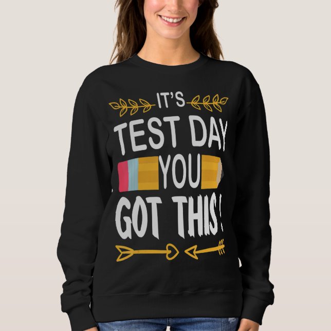 Camiseta Dia de teste de estresse 2022 Dia de teste Dia de  (Frente)