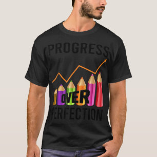 Camiseta Dia de Teste de Perfeição Professores Motivação do
