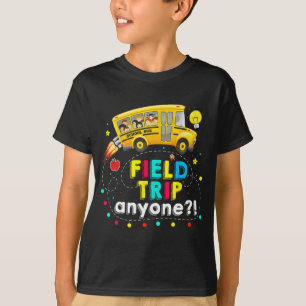 Camiseta Dia de Teste de Professores de Ônibus de Ensino Má