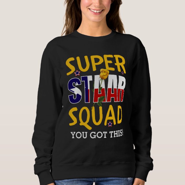 Camiseta Dia de Teste de Professores do Super Staar Squad (Frente)