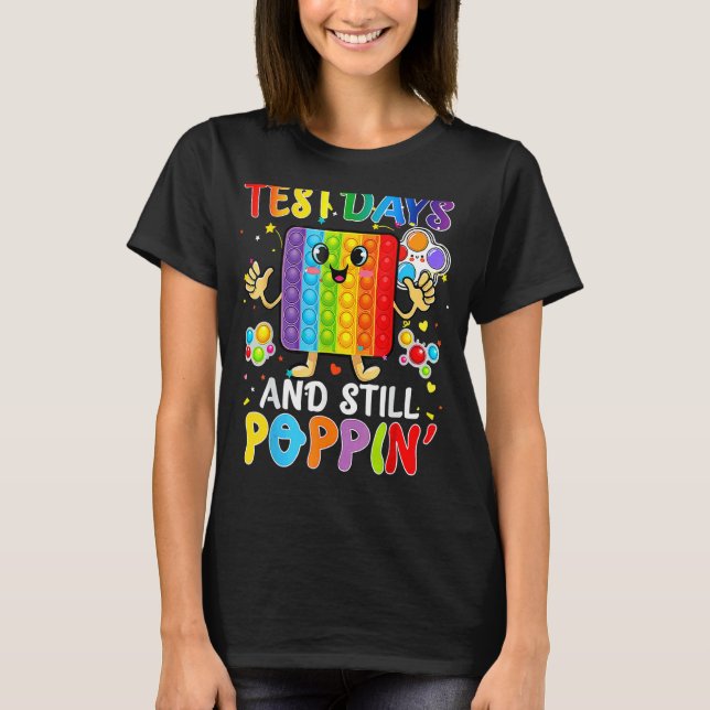 Camiseta Dia De Teste E Ainda Prendendo O Fidget De Ti Cuga (Frente)