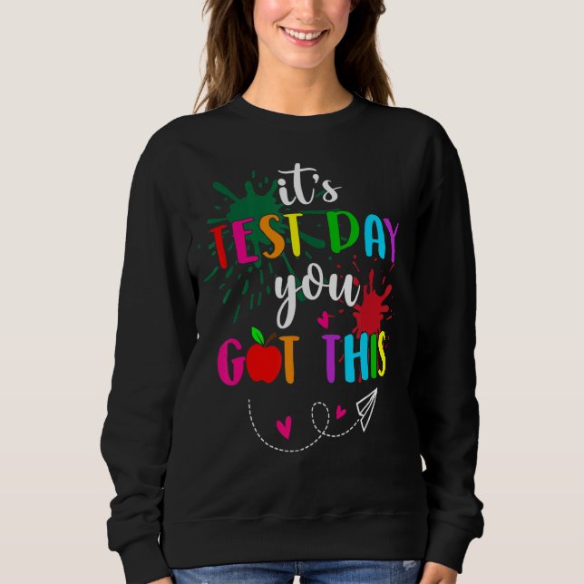 Camiseta Dia de Teste É Dia de Teste Você Tem Este Professo (Frente)