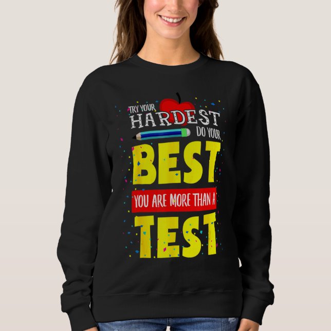 Camiseta Dia de Teste É Dia de Teste Você Tem Este Professo (Frente)