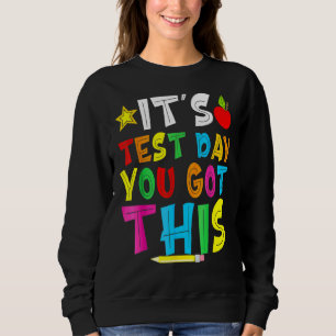 Camiseta Dia de Teste É Dia de Teste Você Tem Este Professo