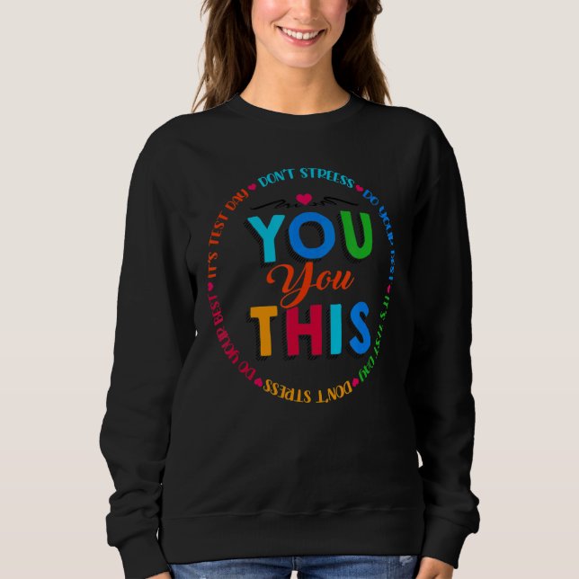 Camiseta Dia de Teste É Dia de Teste Você Tem Este Professo (Frente)