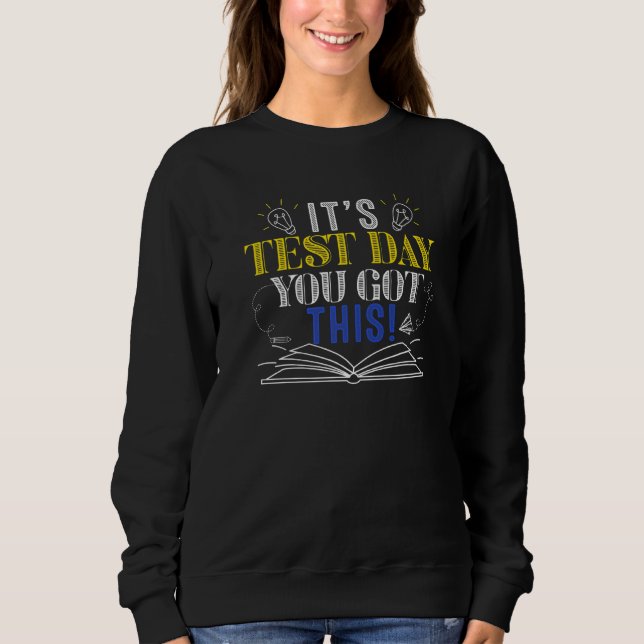 Camiseta Dia de Teste É Dia de Teste Você Tem Este Professo (Frente)