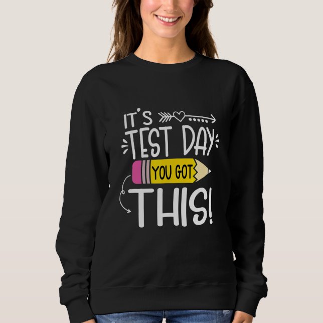 Camiseta Dia de Teste É Dia de Teste Você Tem Este Professo (Frente)