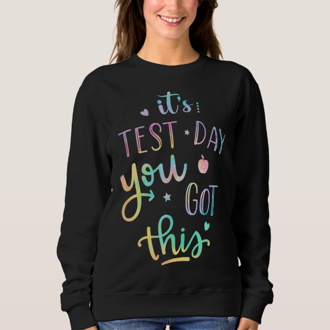 Camiseta Dia de Teste É Dia de Teste Você Tem Este Professo (Frente)