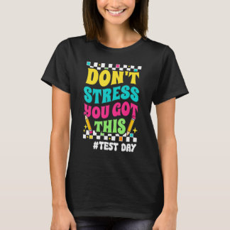 Camiseta Dia de Teste Engraçado Professor Groovati Dia de T