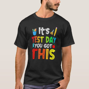 Camiseta Dia De Teste Motivacional Para O Professor Que Voc