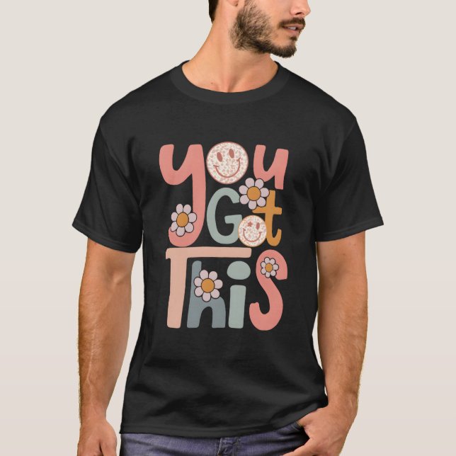 Camiseta Dia de Teste Motivacional Professor Aluno Você Con (Frente)