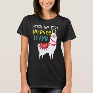 Camiseta Dia de Teste Sem Prob Llama Llama Dia de Teste de