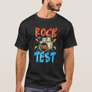 Camiseta Dia de Testes de Exame na Escola de Teste
