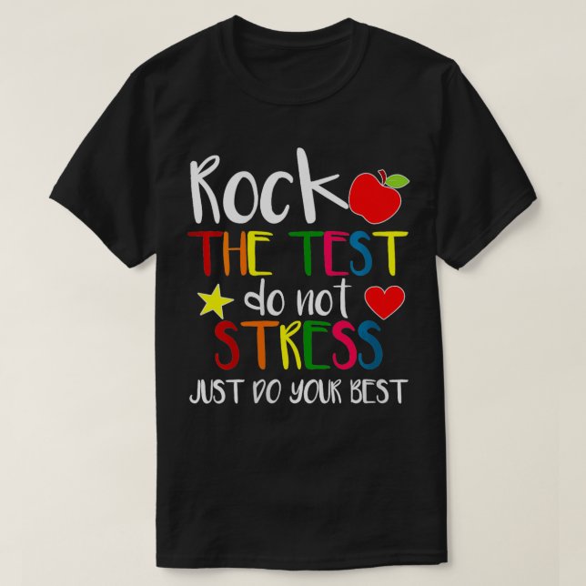 Camiseta Dia de Testes de Professores de Testes (Frente do Design)