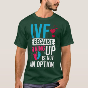 Camiseta Dia de Transferência FIV Gravidez Anúncio Infertil