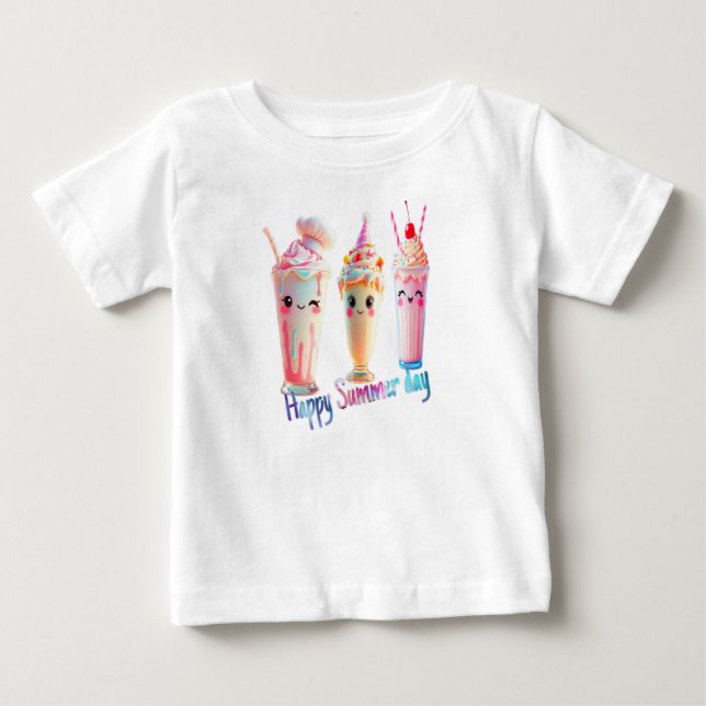 Camiseta Dia de Verão Feliz (Frente)