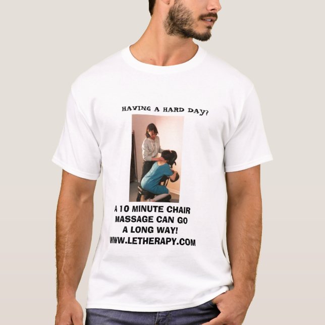 Camiseta Dia difícil não mais imagem (Frente)