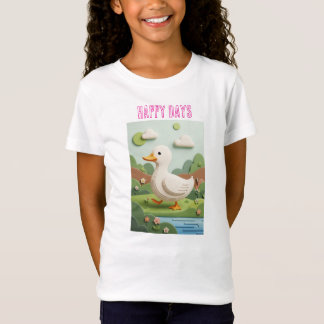 Camiseta Dia Divertido do Patinho