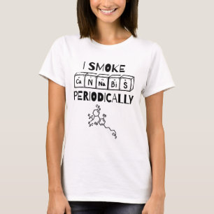 Camiseta Dia Divertido do Usuário de Drogas Tabela Periódic
