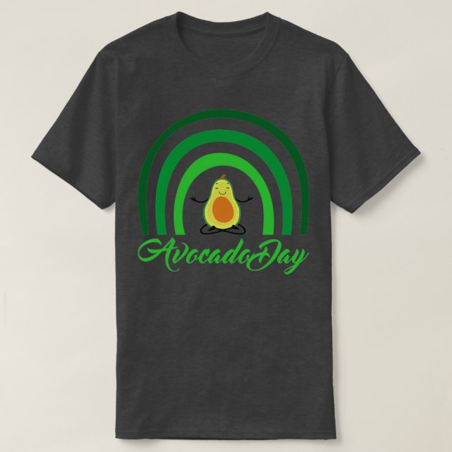 Camiseta dia do abacate (Frente do Design)