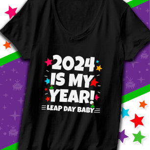 Camiseta Dia do Ano Leap 2024 é meu Ano 29 de fevereiro